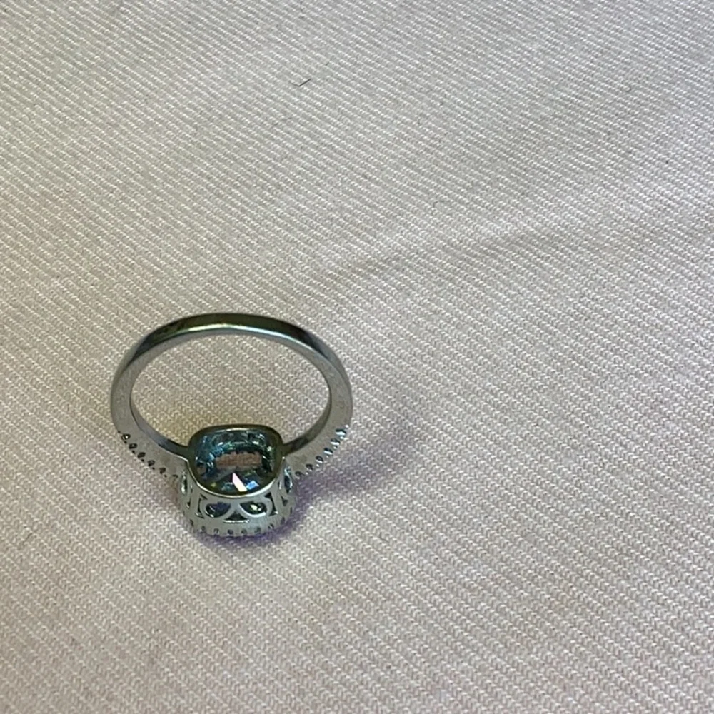 FINAL SALE PRICE Marked 925 Silver Mystic & White Topaz Ring - Picture 6 of 8
